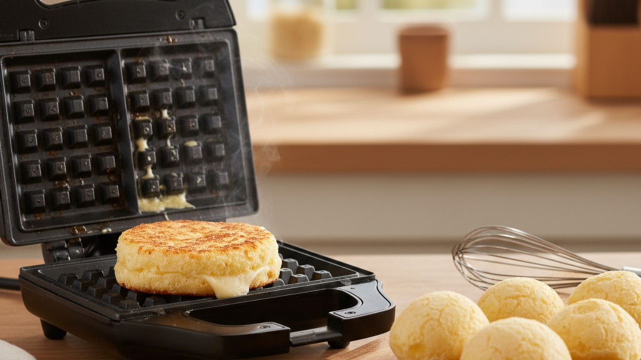 Pão de Queijo na Sanduicheira Viral: A Receita Mais Rápida e Fácil de Fazer