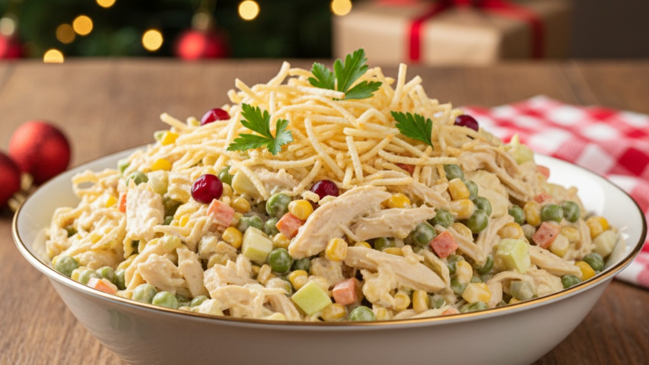 Salpicão de Frango Cremoso: A Receita Perfeita e Fácil para o Natal 2025