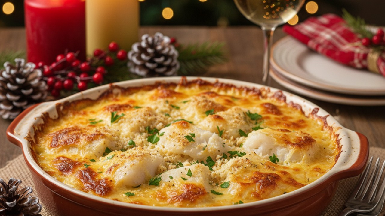 Bacalhau Gratinado Cremoso: A Receita Festiva Ideal para a Ceia de Natal 2025