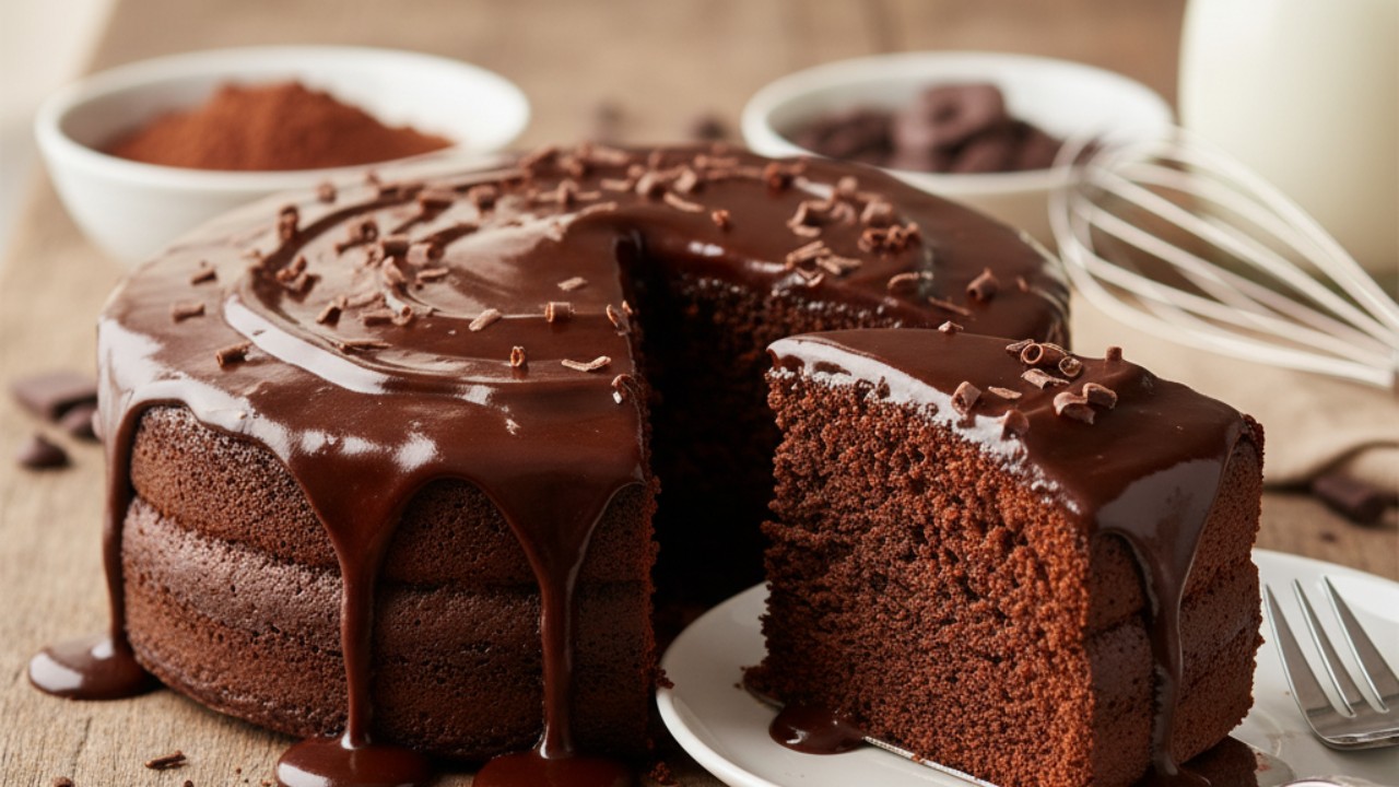 A Receita Perfeita do Bolo de Chocolate Fofinho e Molhadinho