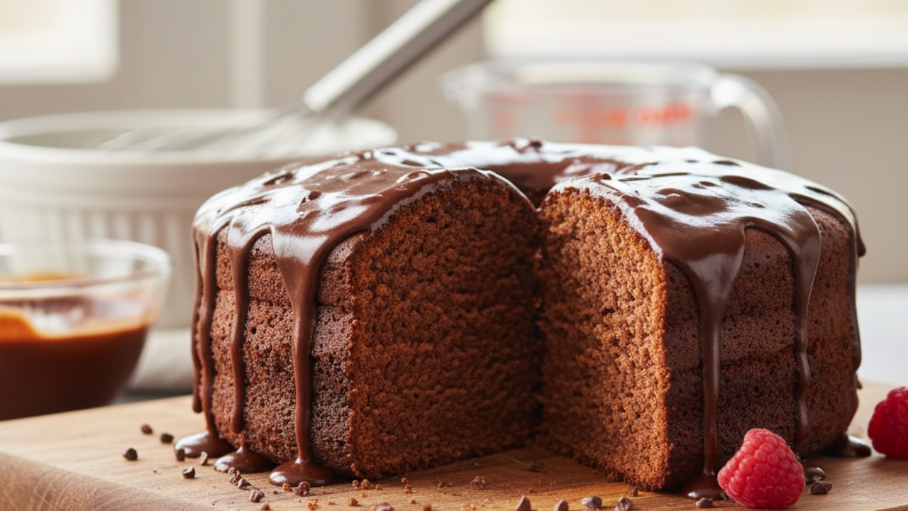 A Receita Definitiva do Bolo de Chocolate Fofinho e Molhadinho, Sem Batedeira