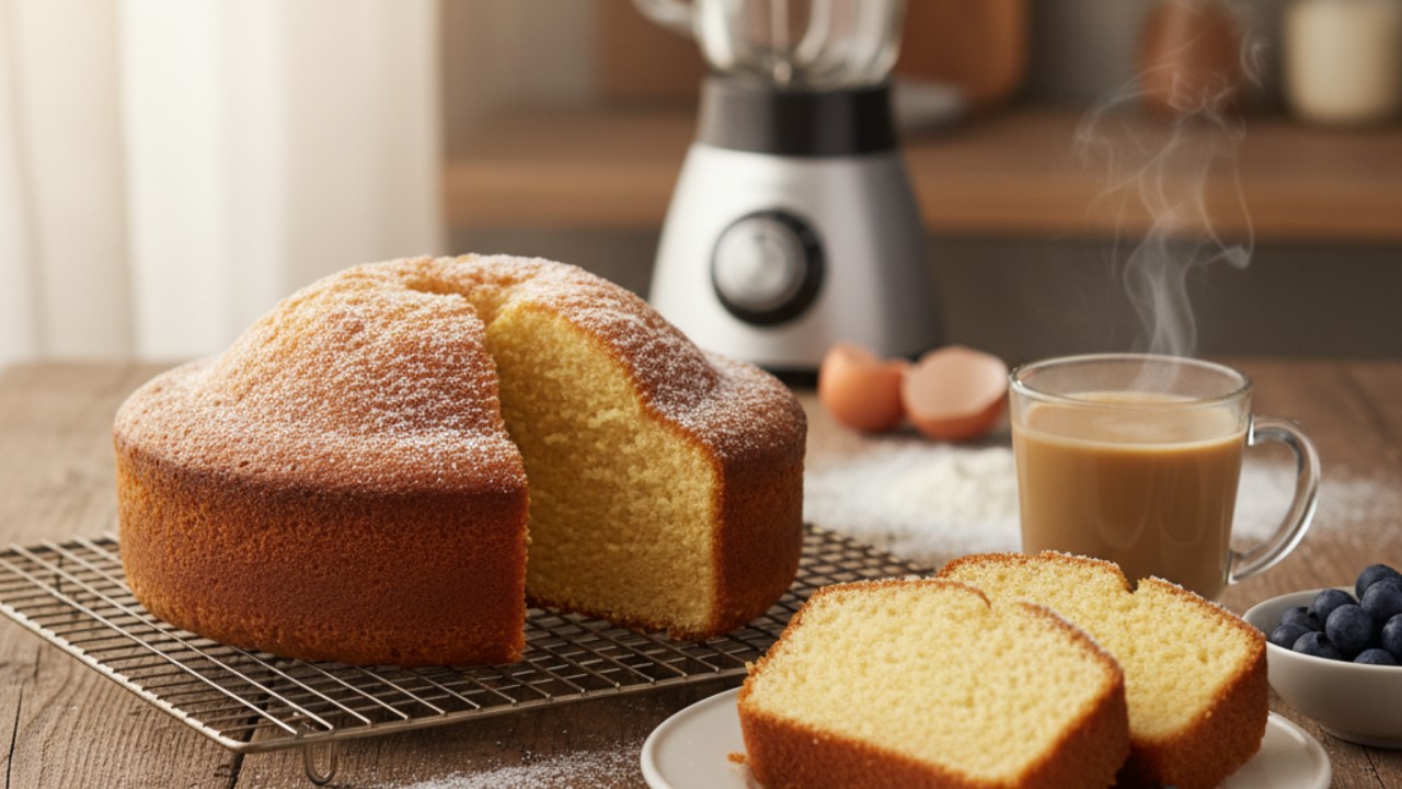 Bolo de Liquidificador Simples: A Receita Mais Fácil e Rápida para o Café