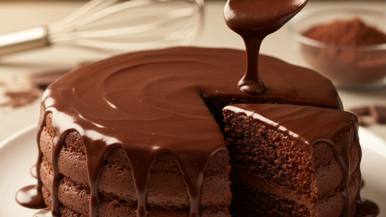 A Receita Perfeita: Bolo de Chocolate Cremoso com Cobertura Fácil