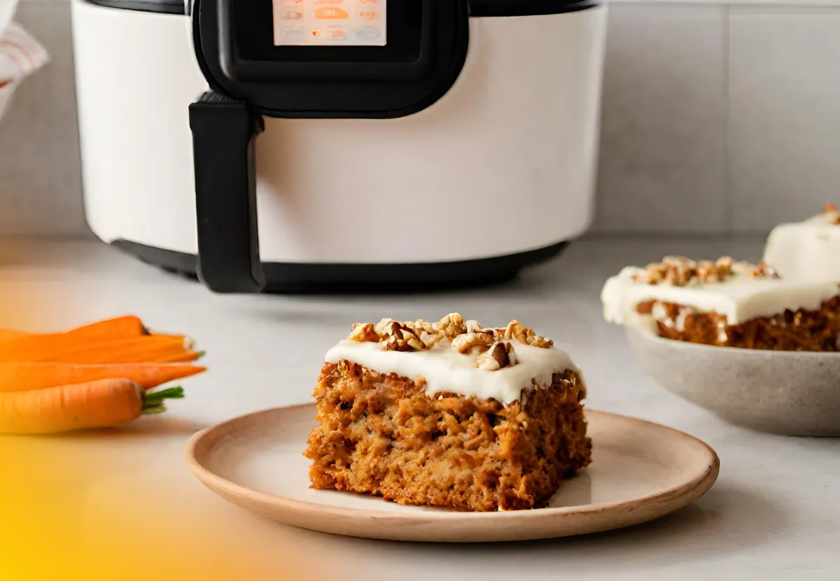 Bolo de Cenoura Fit na Air fryer
