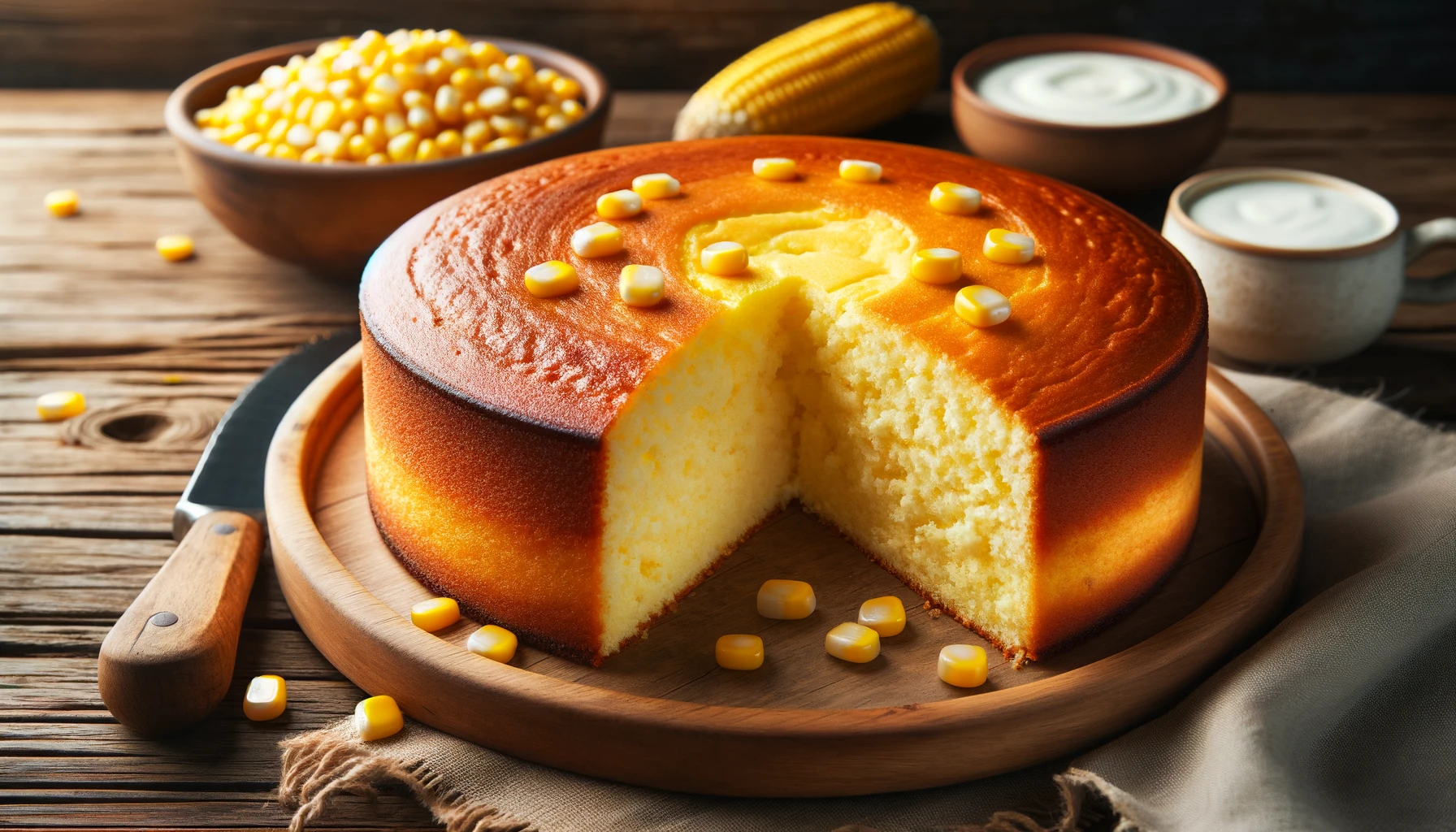 Bolo de Milho Fofinho para Festa Junina