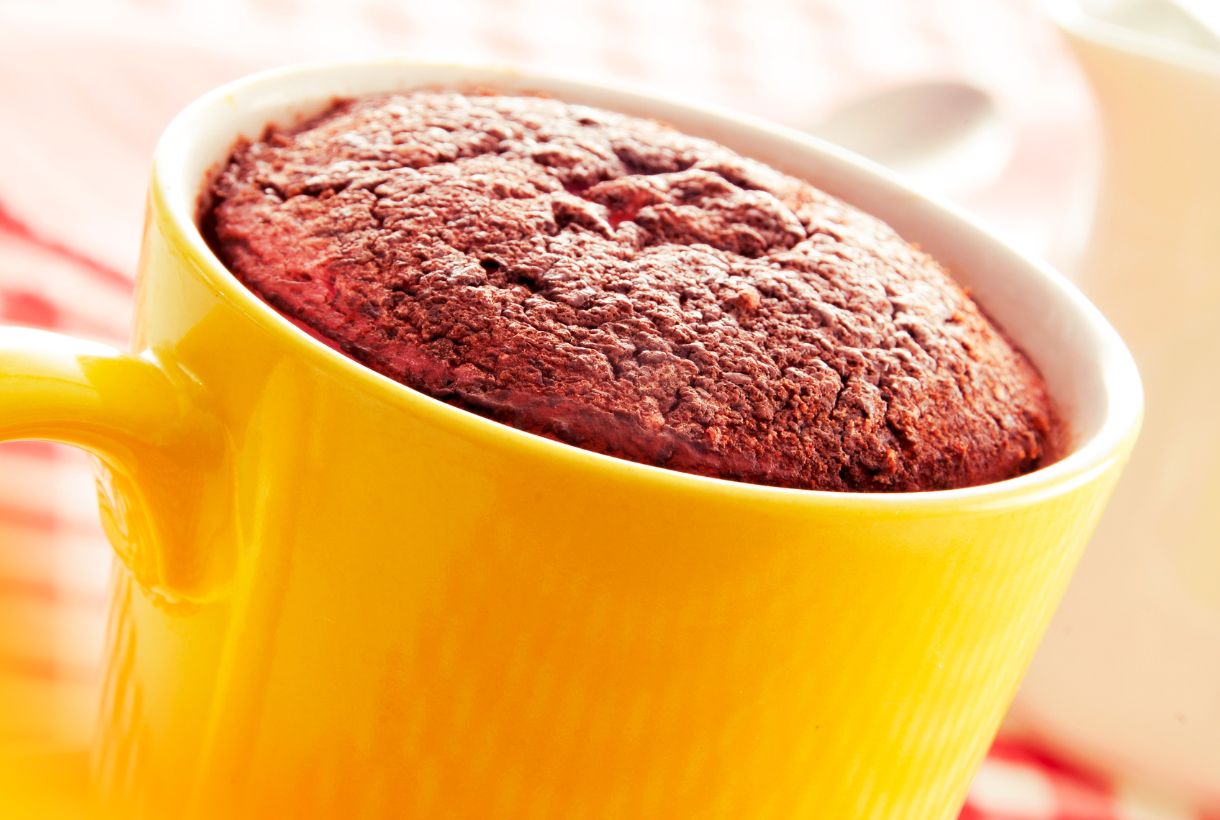 Receita Bolo de Caneca de Chocolate