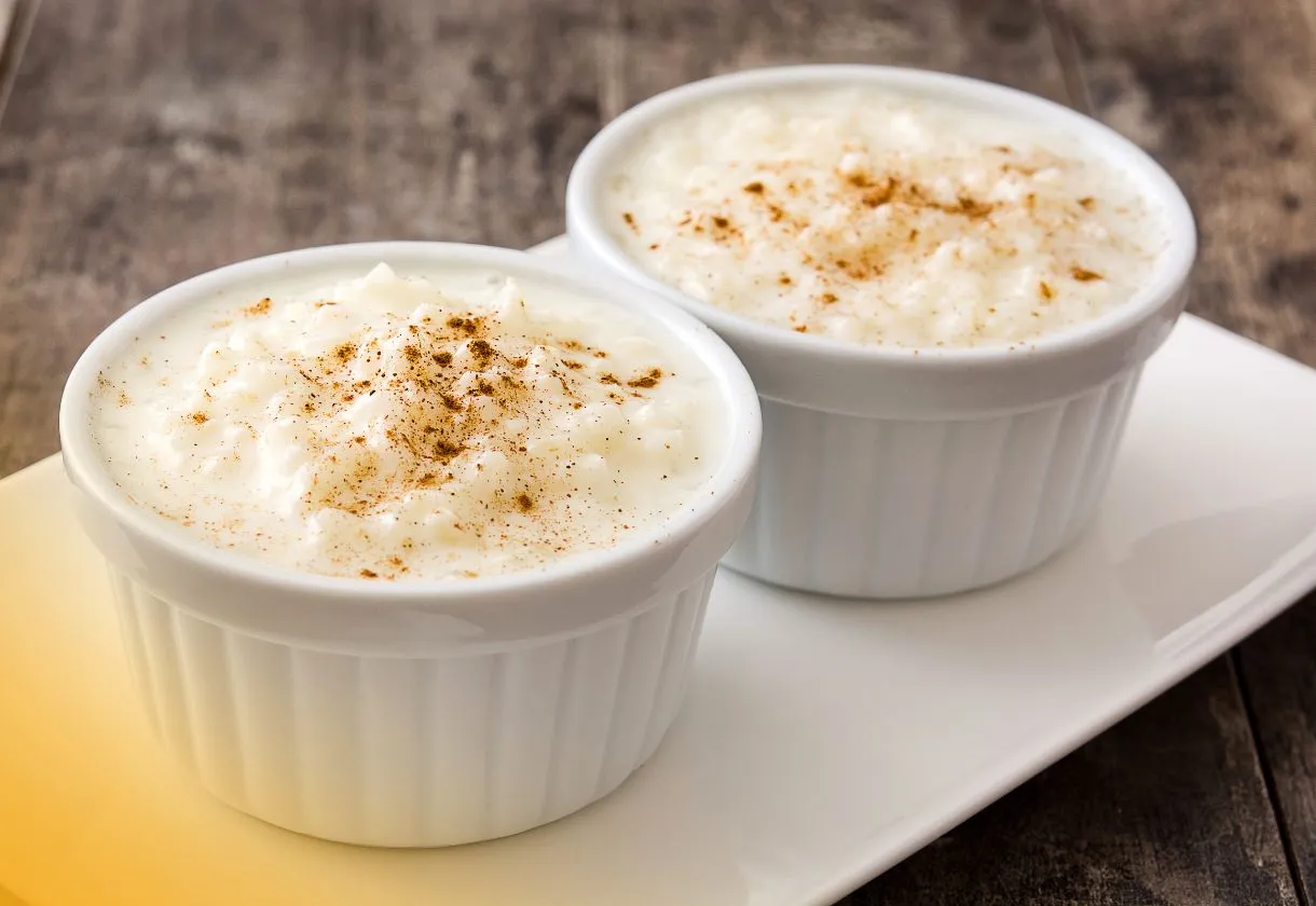 Arroz Doce com Canela para Festa Junina