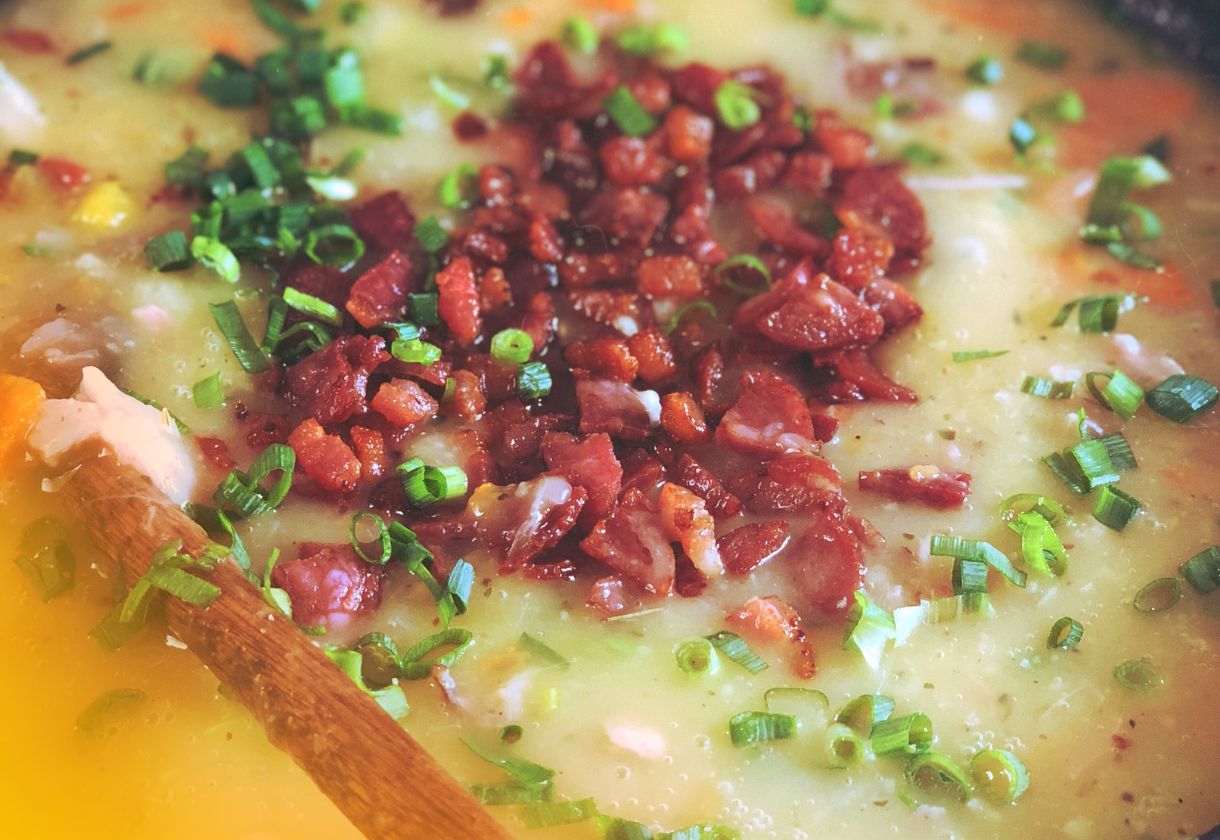 Receita de Sopa de Mandioca