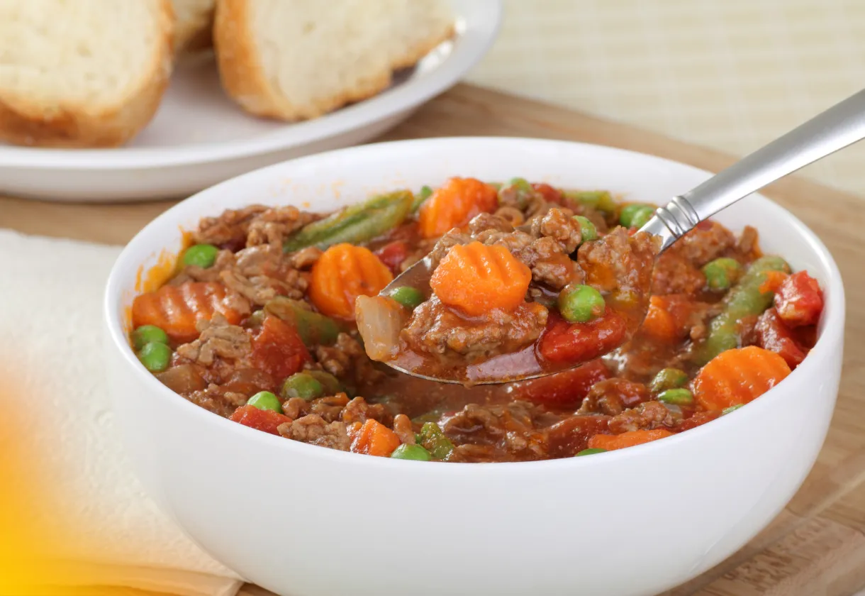 Receita de Sopa de legumes com Carne