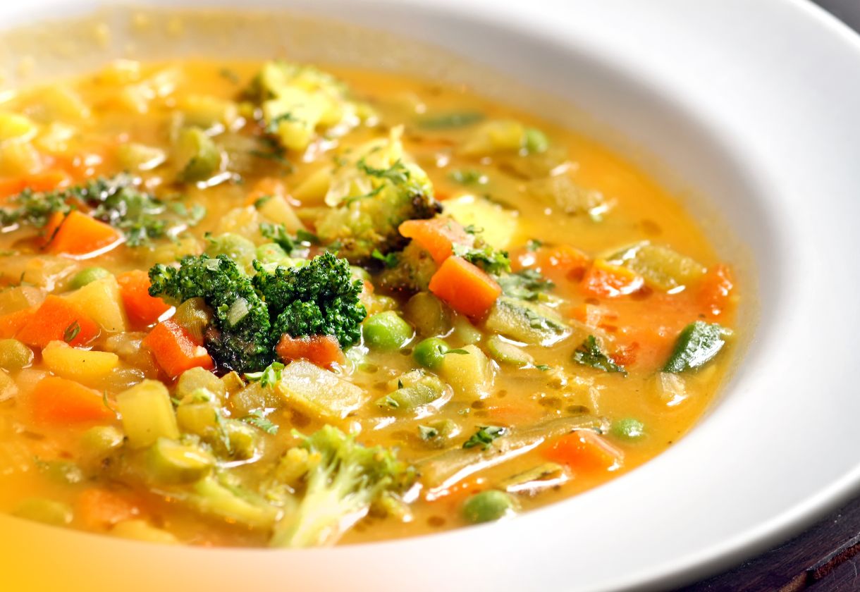 Receita de Sopa de Legumes para Bebês
