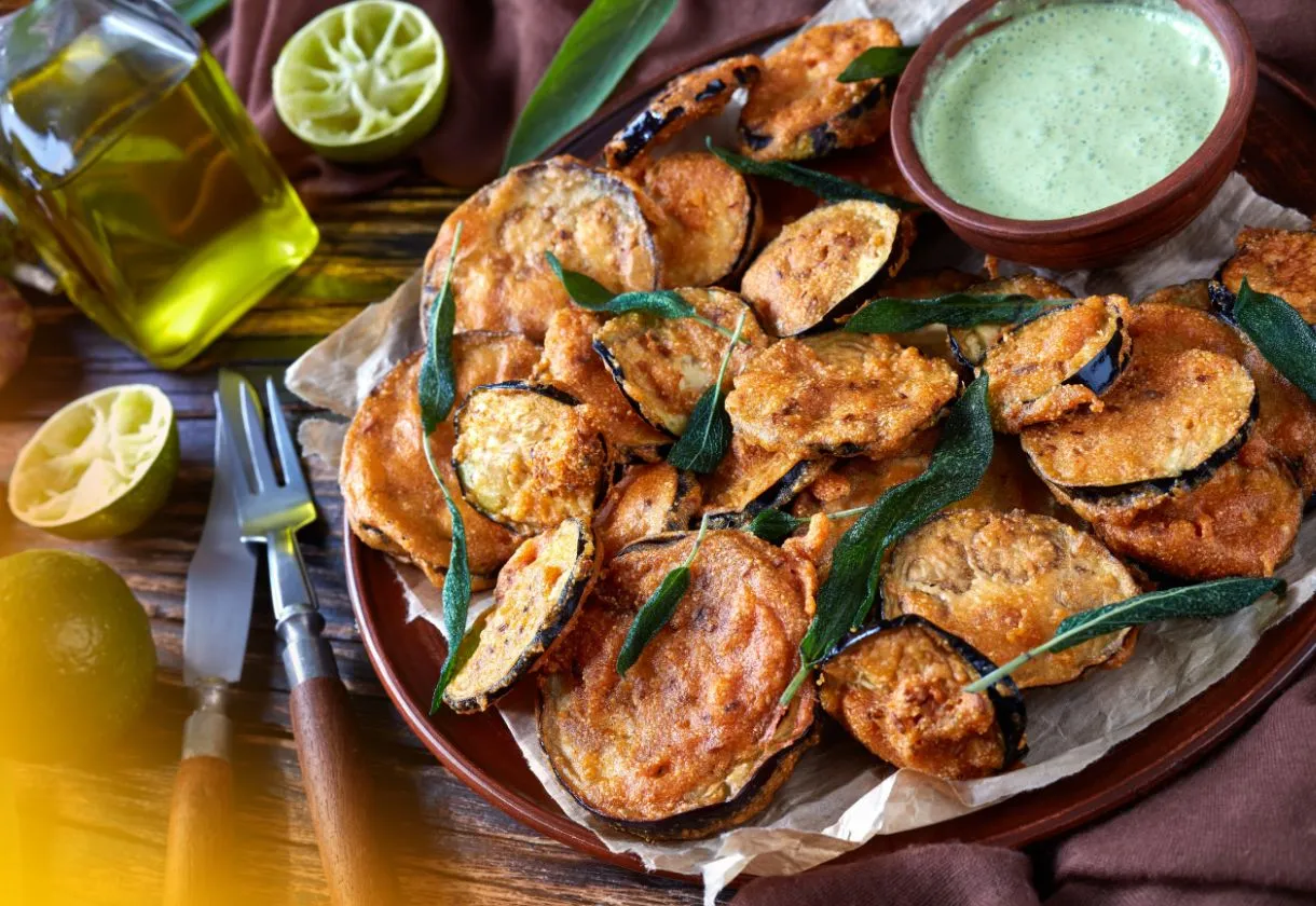 Receita de Berinjela na Airfryer Crocante