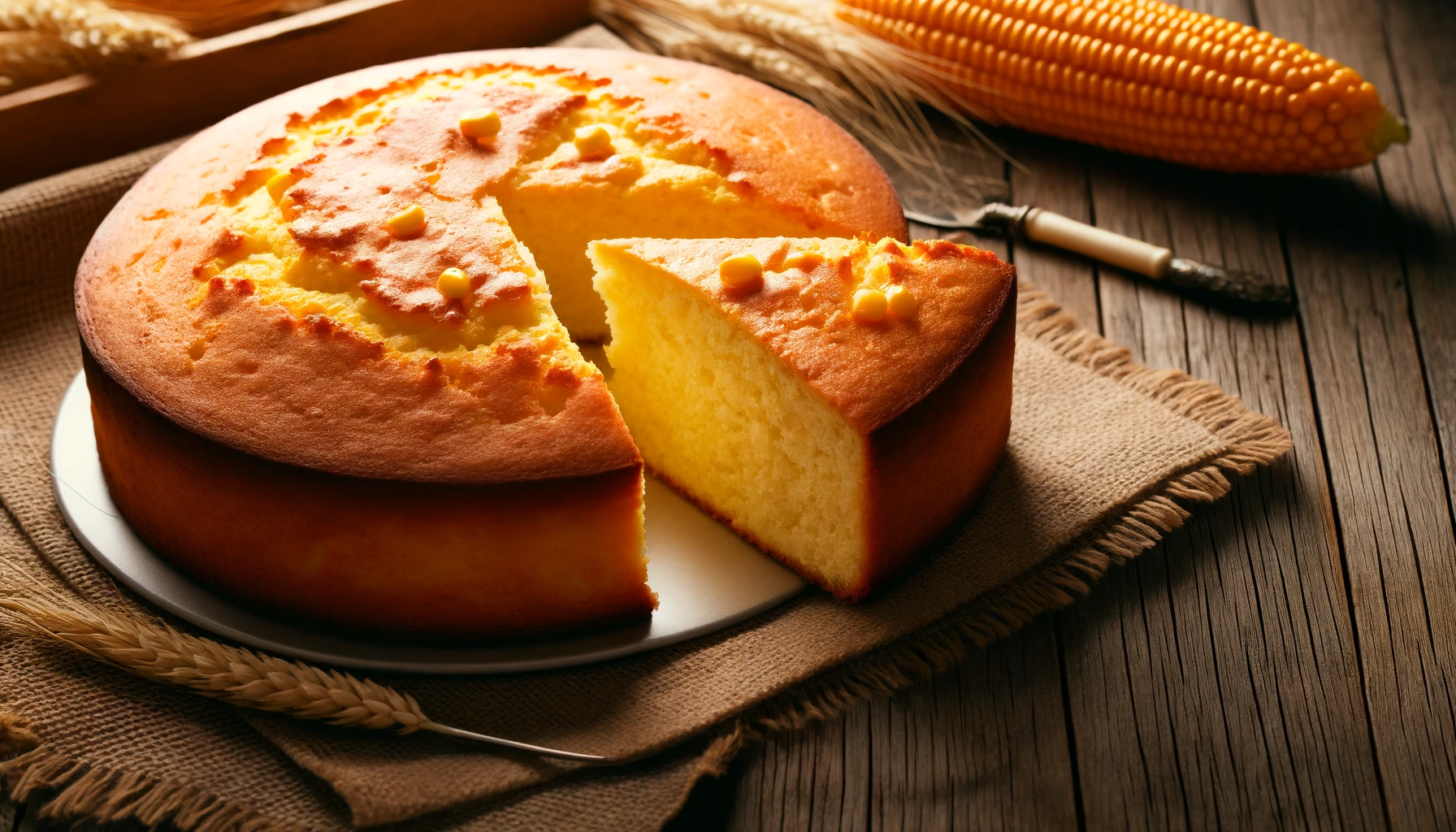 Receita de Bolo Cremoso de Milho de Liquidificador