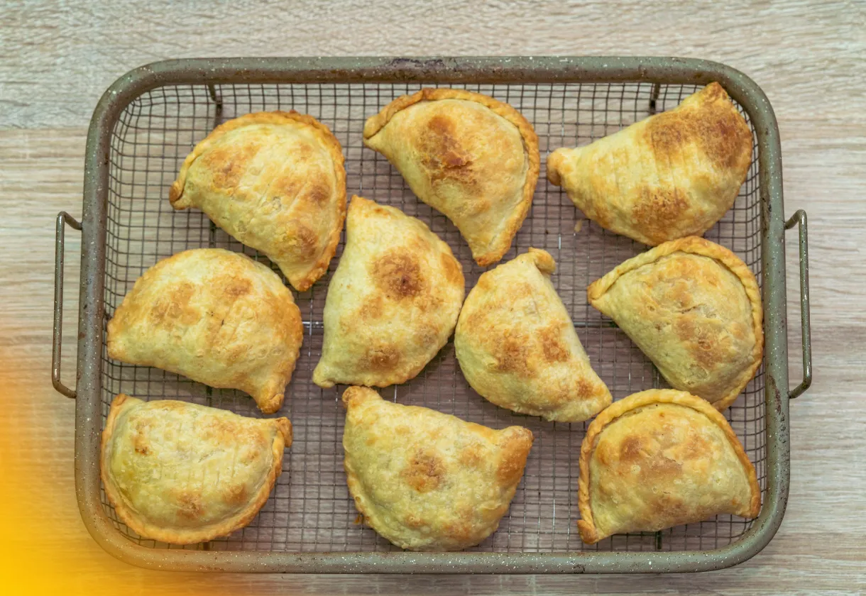 Receita Rápida e Saudável: Pastel Assado Crocante em 10 Minutos