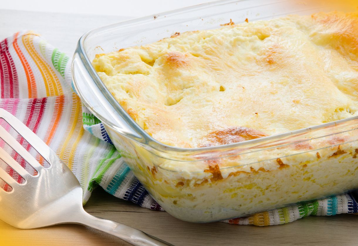 Receita de Lasanha de 3 Queijos