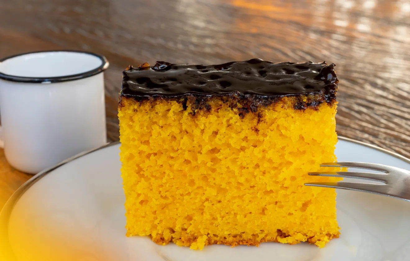 Receita de Bolo de Cenoura com Apenas 1 Cenoura no Liquidificador