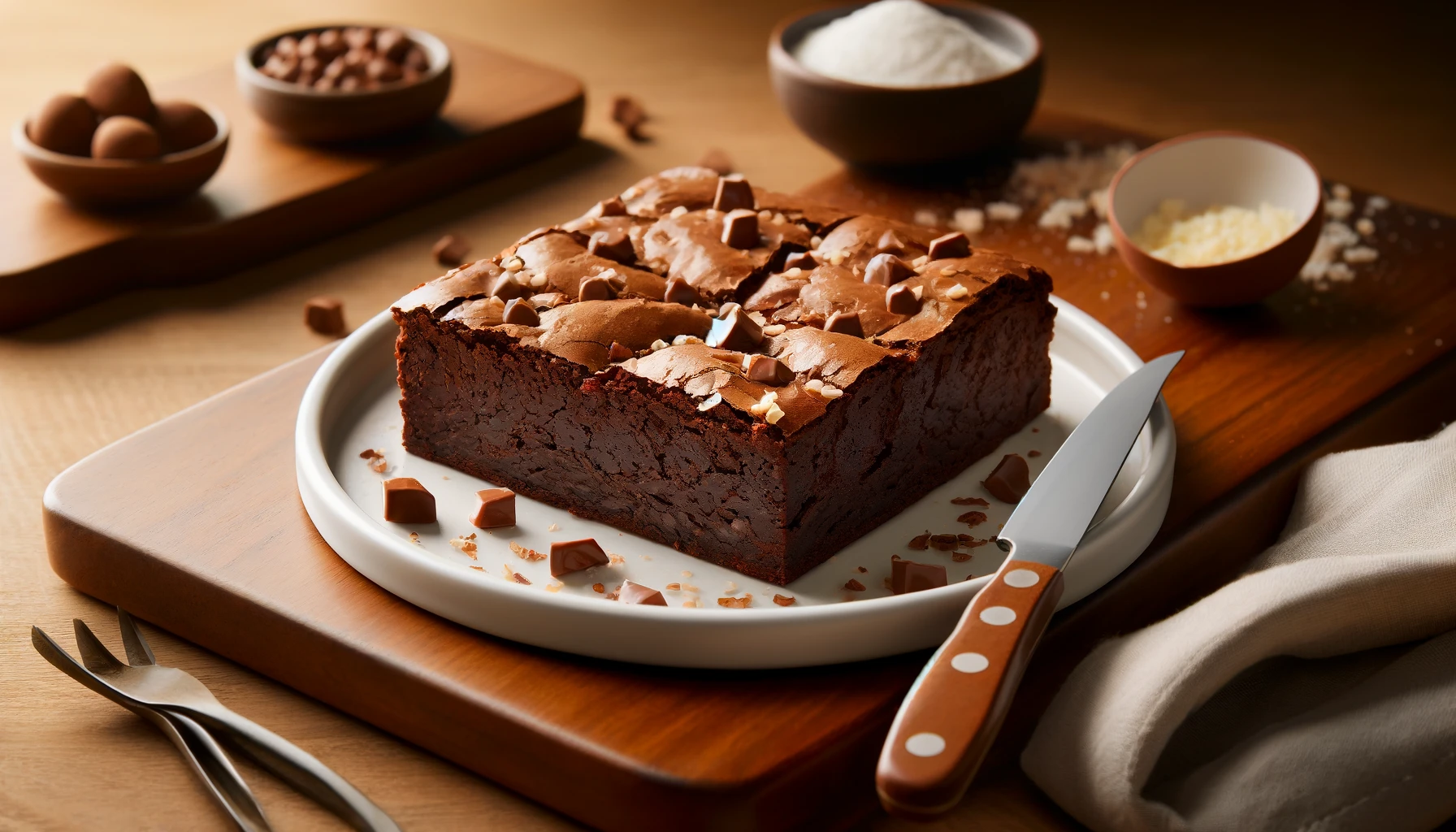 Receita de Brownie sem farinha branca e sem açúcar