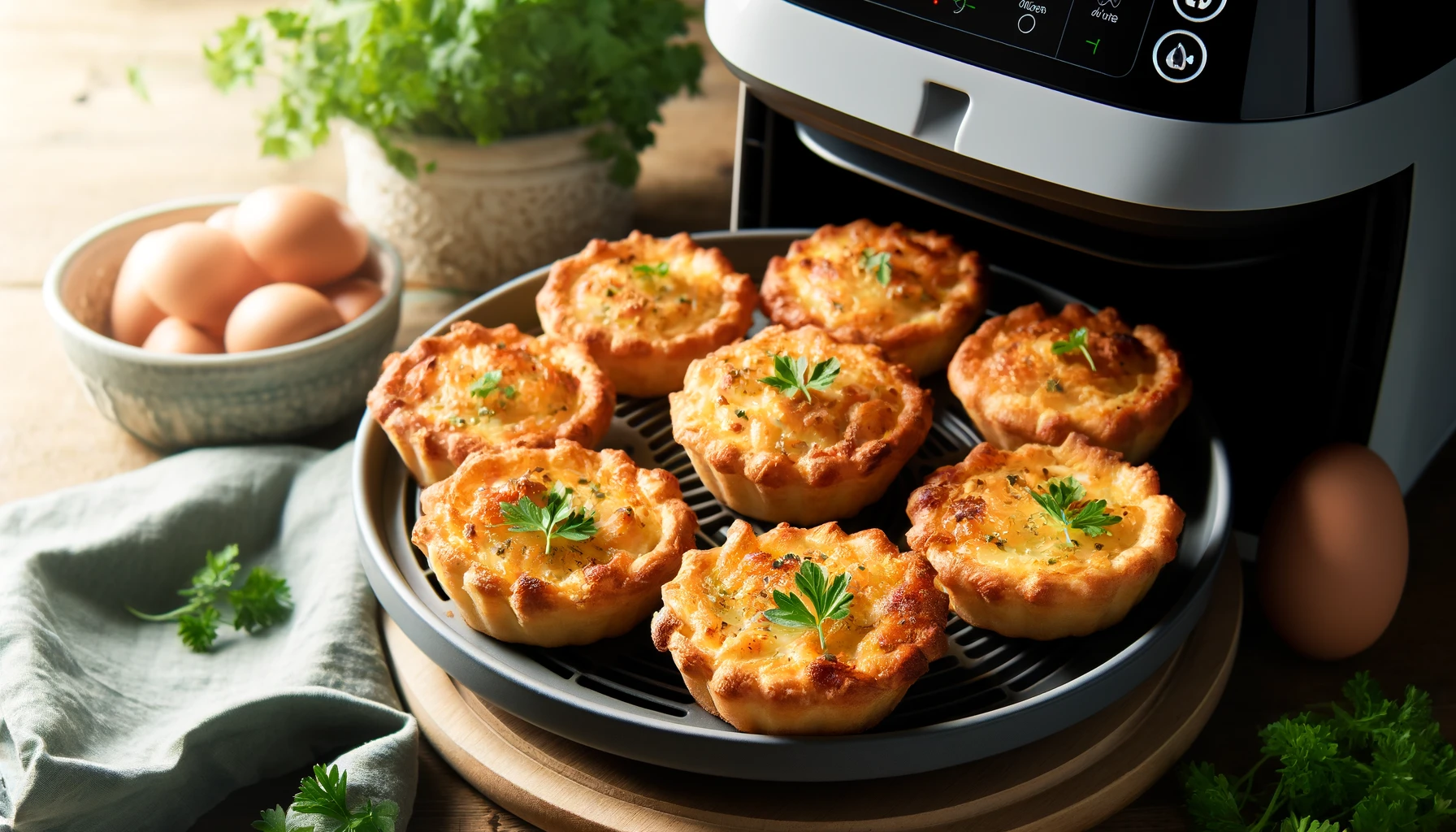 Receita de Tortinha de Frango na Airfryer