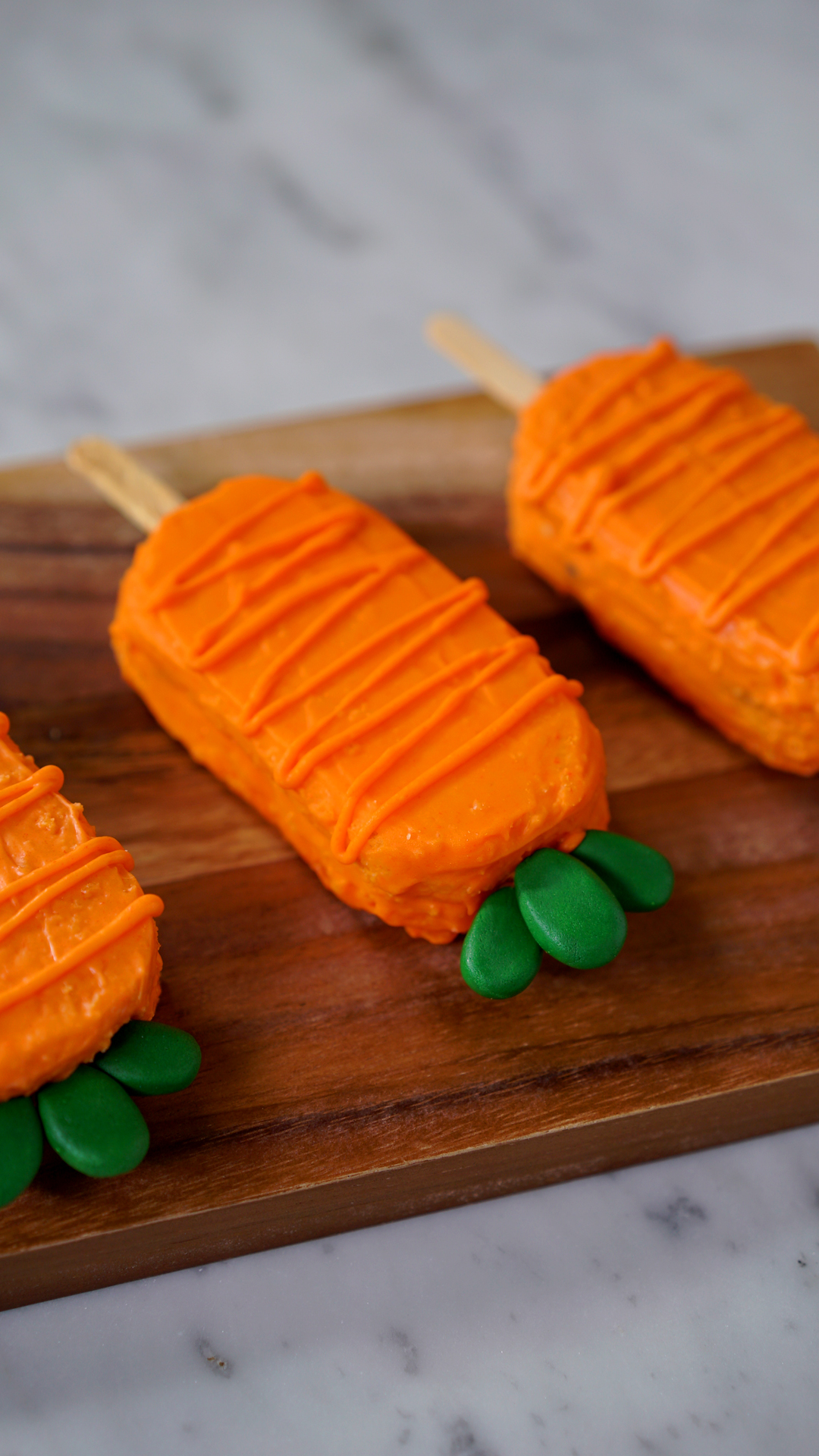 Receita de Bolo de Cenoura no Palito