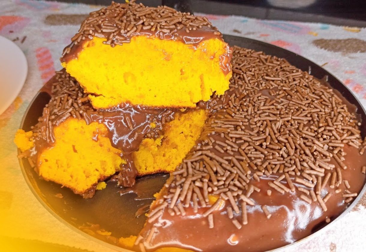 Receita de Bolo de Cenoura de Frigideira