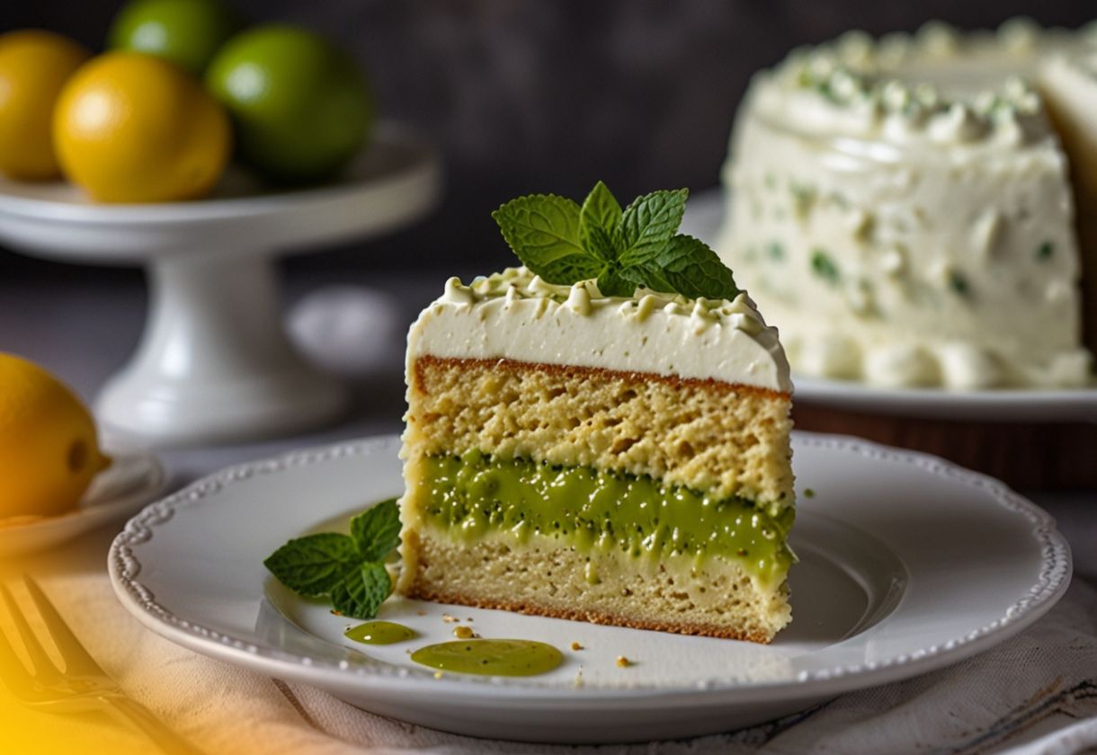 Descubra Como Fazer o Melhor Bolo Verde de Limão com Gelatina e Iogurte