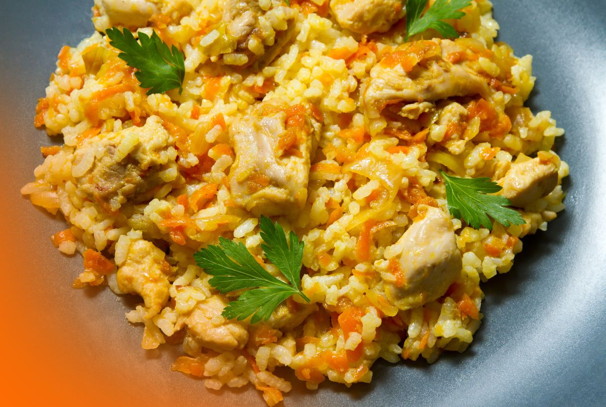 Receita de Risoto de frango cremoso