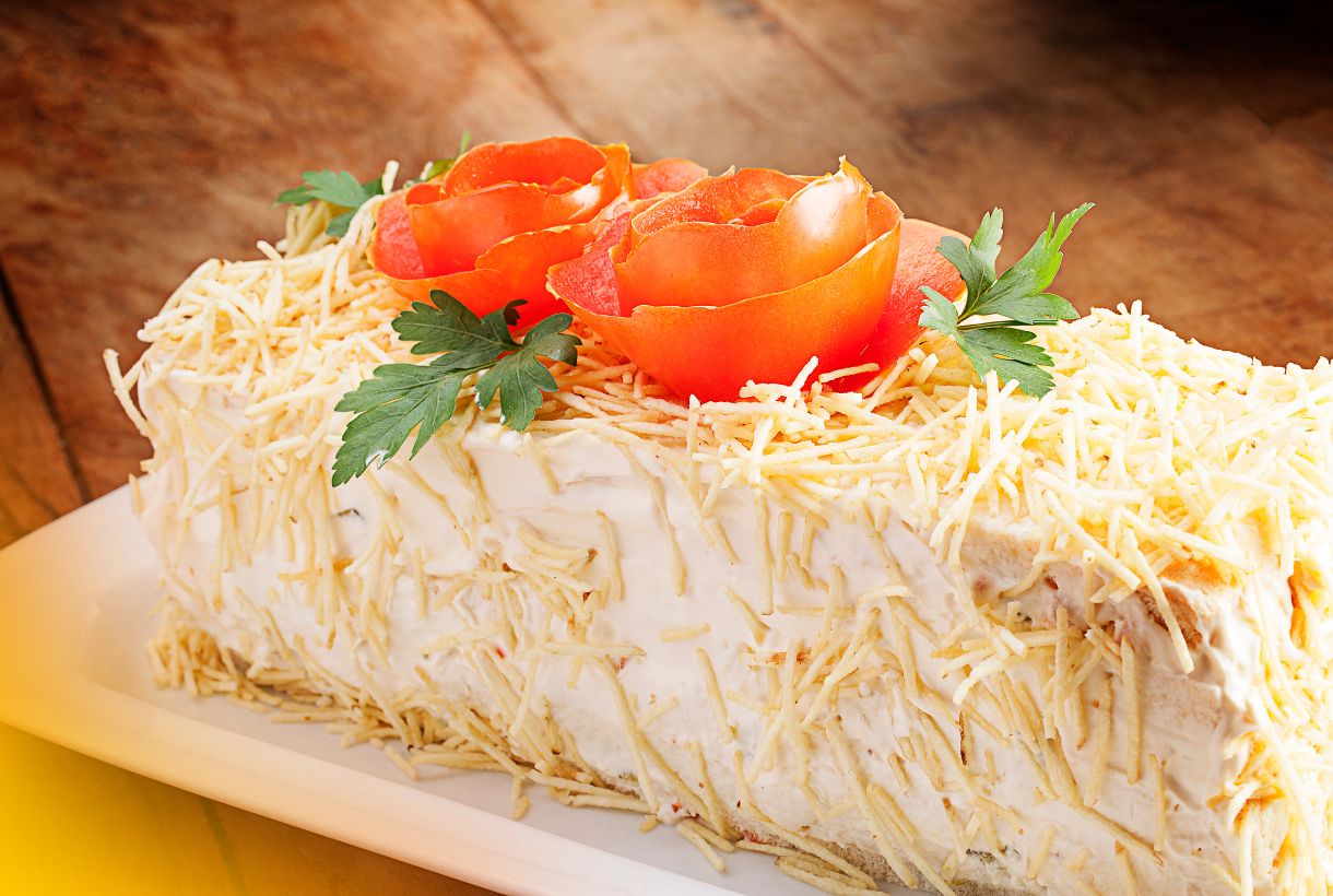 Receita de Torta salgada com pão de forma