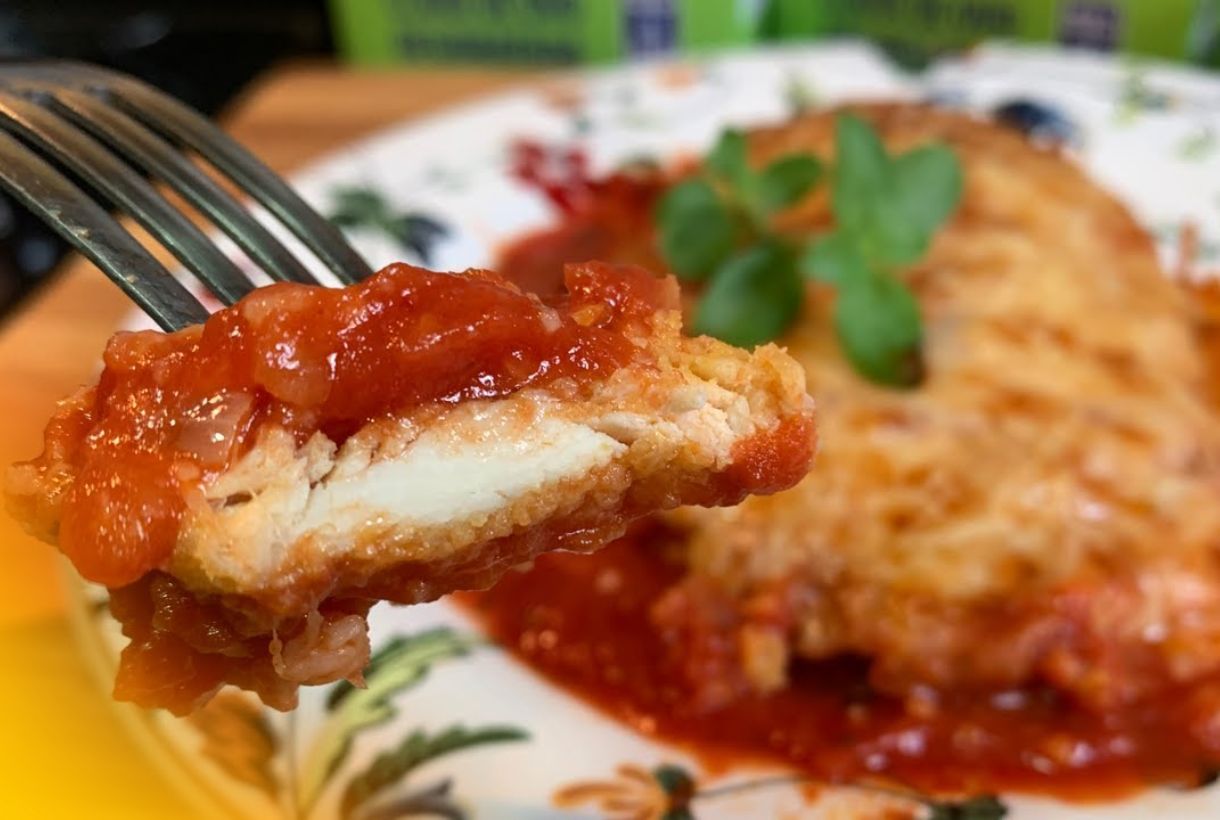 Filé de Frango à Parmegiana na Airfryer