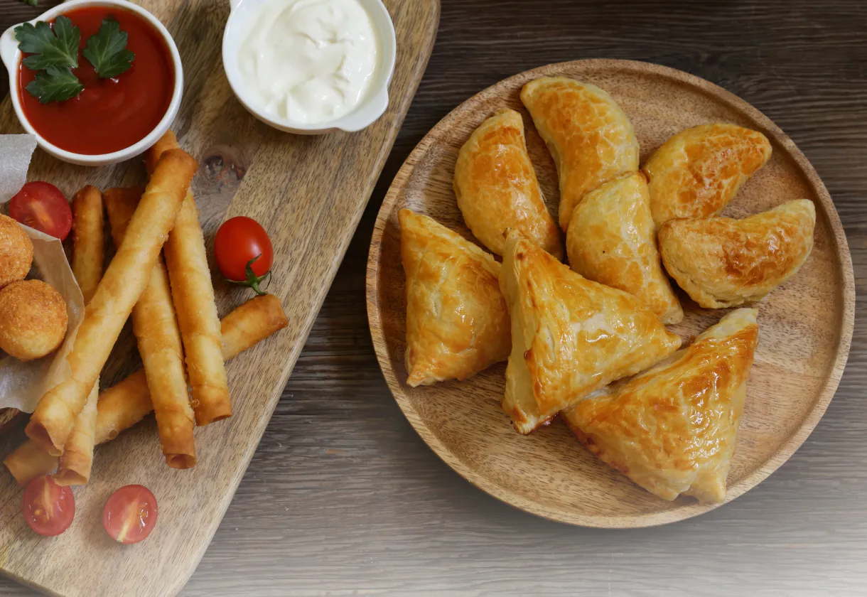 Receita de Pastel de Forno com Queijo e Presunto