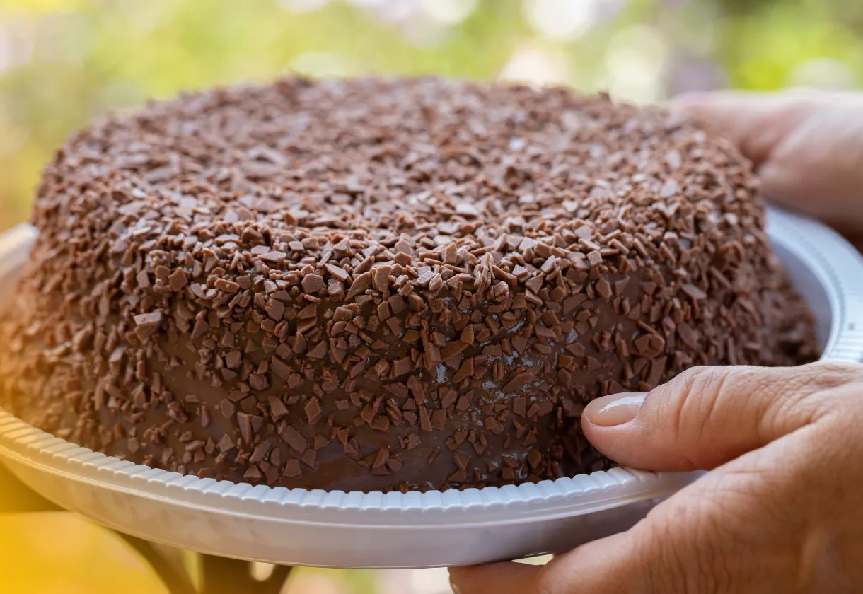 Receita de Brigadeirão Cremoso