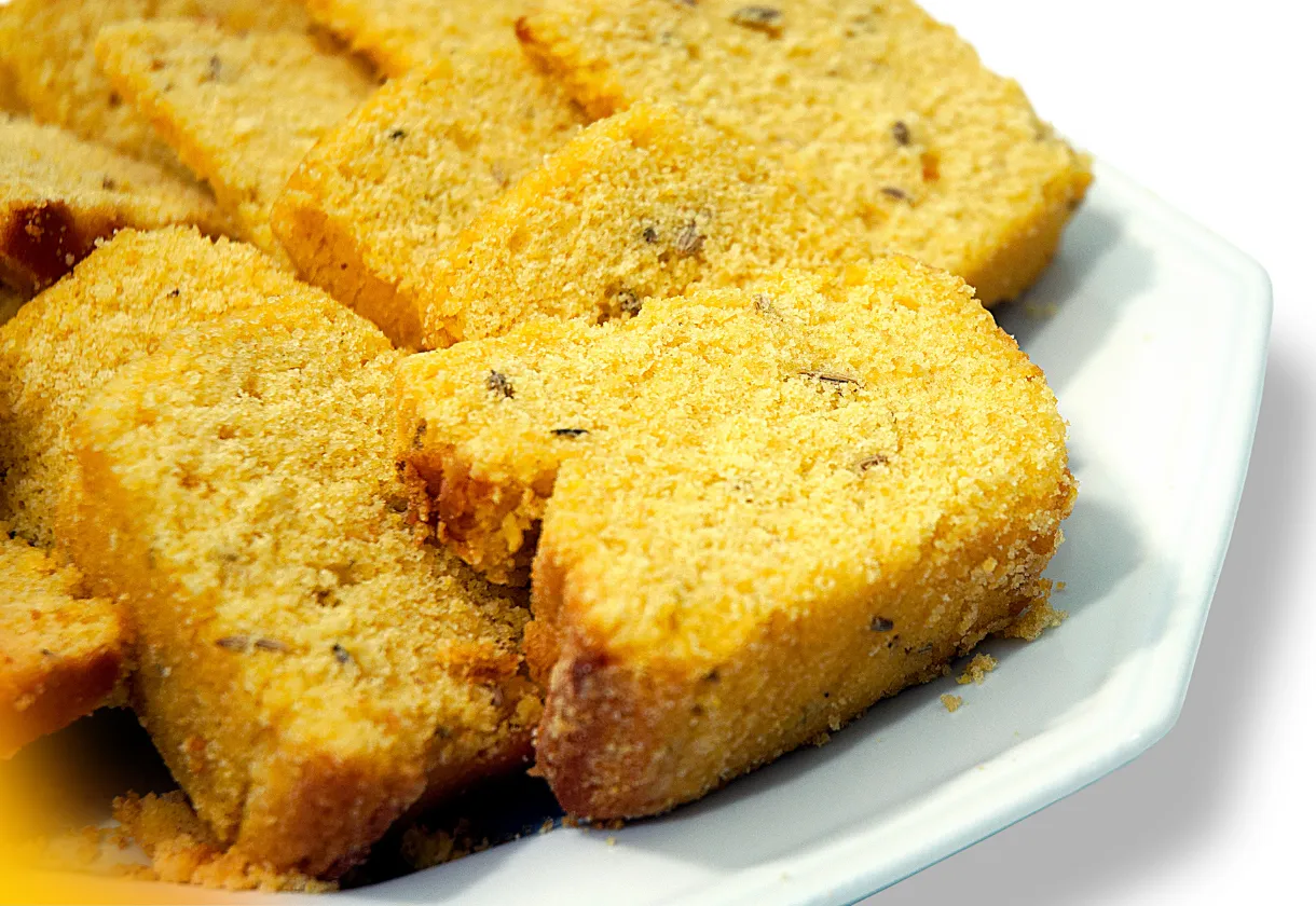 Receita de Bolo de Fubá Vegano e Sem Glúten