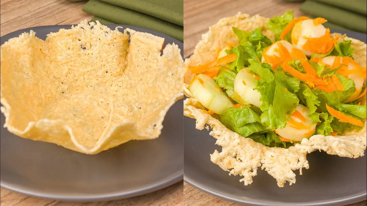 Surpreenda Seus Convidados com Cestinhas de Parmesão Crocantes