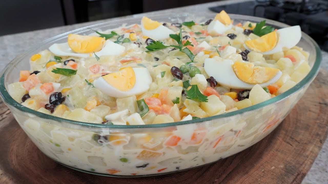 Salada de Maionese: Muito gostosa para acompanhar qualquer refeição