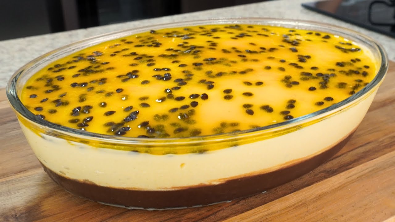 Mousse de Maracujá com Brigadeiro: Sobremesa Deliciosa e Fácil de Fazer