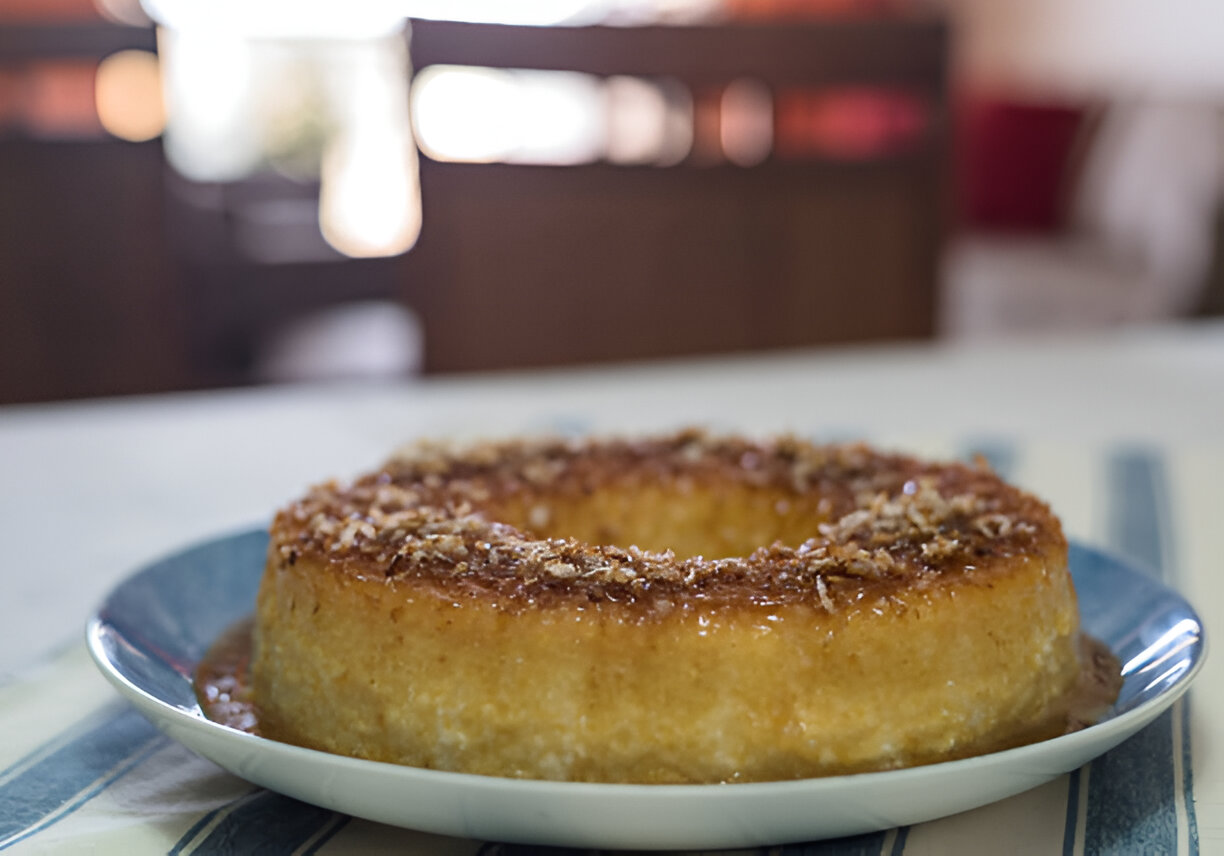 Se você está procurando uma receita sem trigo esse bolo de tapioca é perfeito