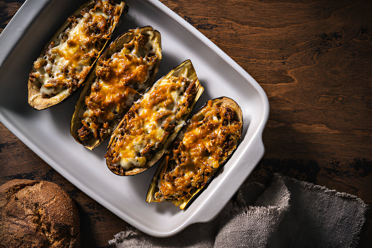 Experimente essa Receita de Berinjela ao Forno que Fica Pronta em Poucos Minutos: Um Almoço ou Jantar Fácil e Delicioso!