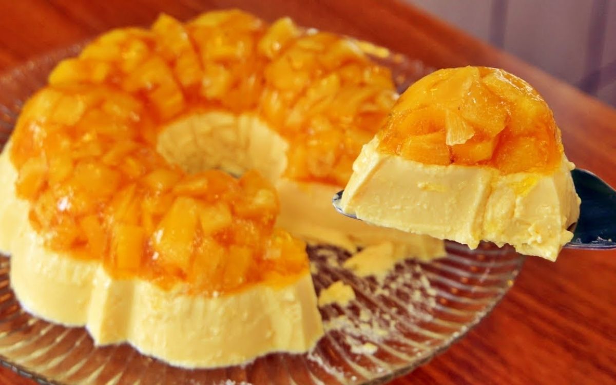 Pudim de Gelatina com Abacaxi: Uma Sobremesa Refrescante e Deliciosa