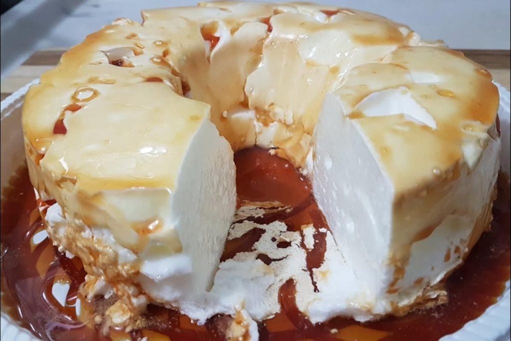 Sobremesa Nuvem Doce: Leveza e Sabor com Apenas Dois Ingredientes