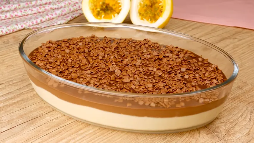 Sobremesa Moça Gelada de Maracujá com Chocolate: Receita Perfeita para o Domingo