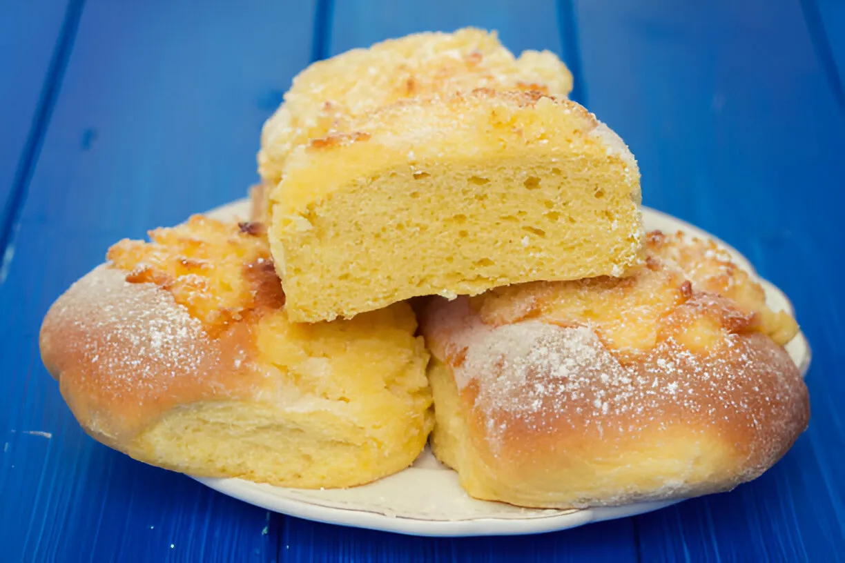 Pão de milho caseiro da roça bem fofinho e macio para o café da manhã