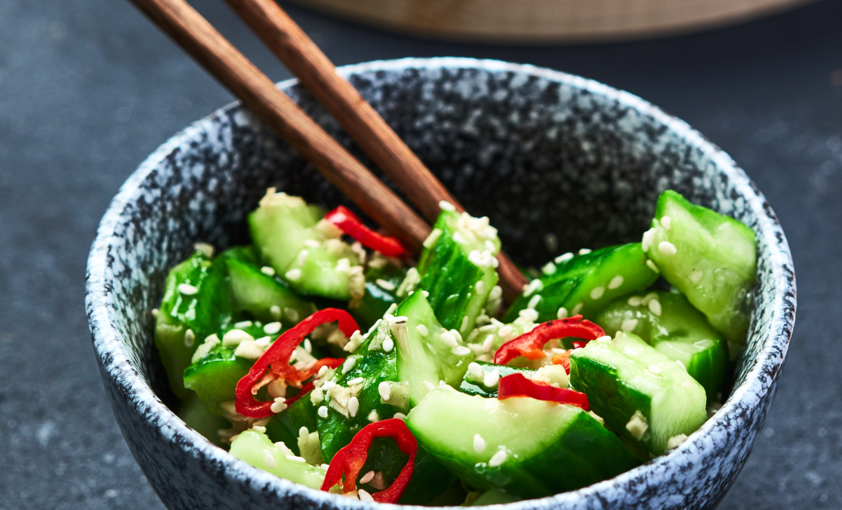 Salada fácil simples e barata, SUNOMONO, salada de restaurante japonês