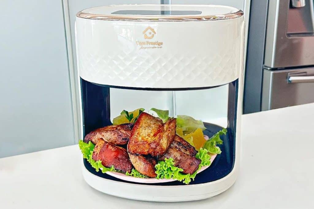 Aprenda a preparar uma deliciosa panceta crocante na air fryer para o almoço