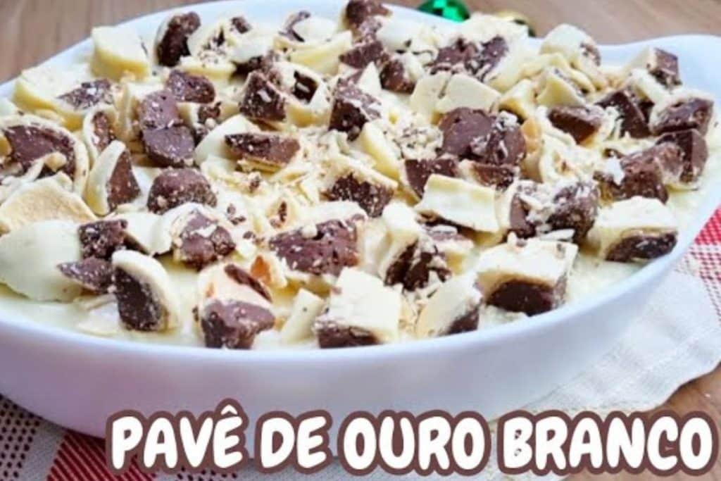 Prepare um pavê irresistível de ouro branco sem dificuldades - uma verdadeira delícia!