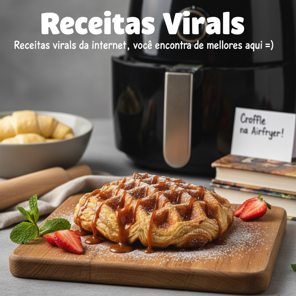 Croffle Perfeito na Airfryer: Receita Viral e Crocante