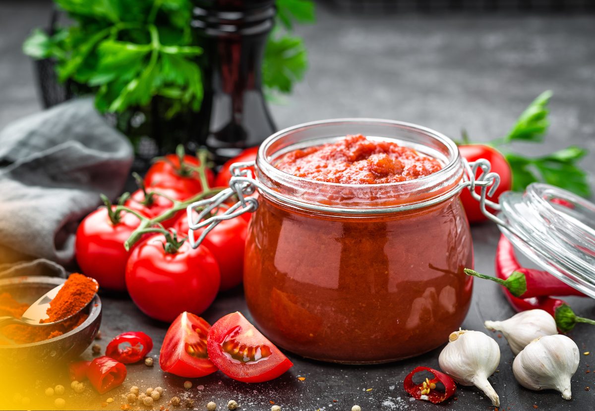 Ingredientes para fazer o Molho de Tomate Caseiro