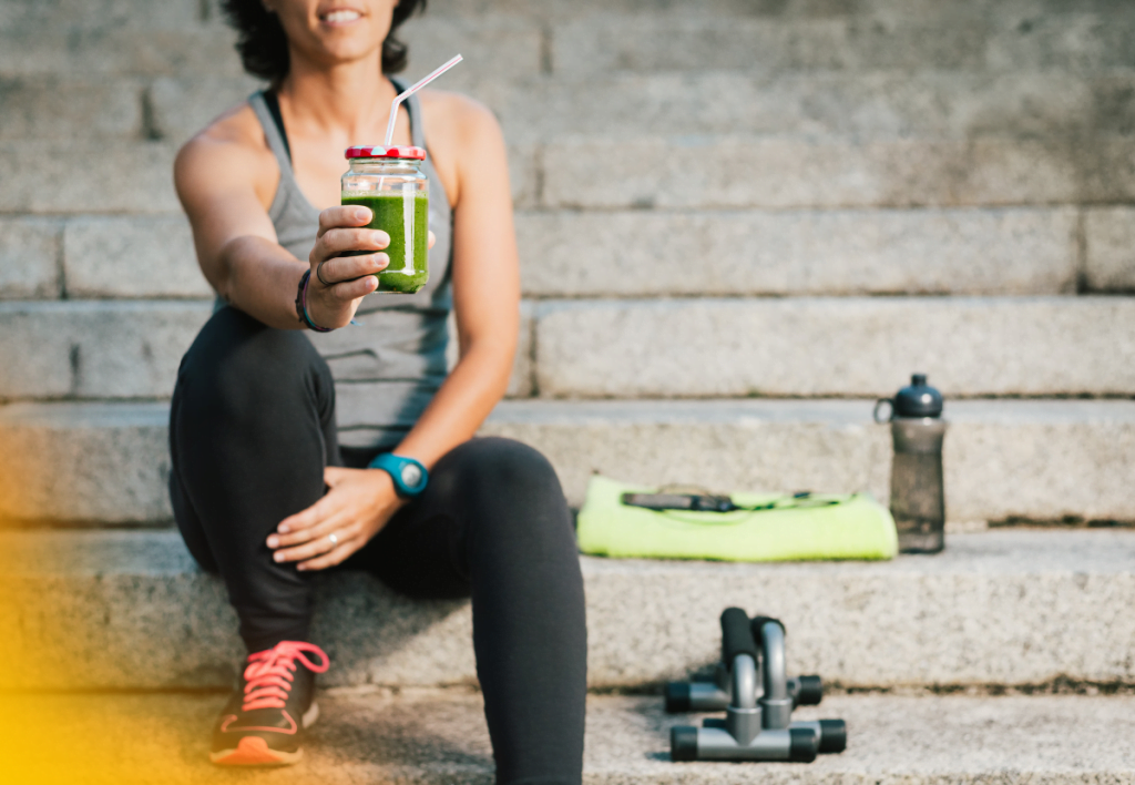 Suco Detox e Exercícios