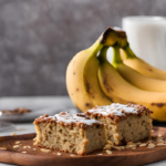 bolo de banana com aveia fit