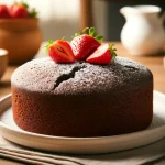 Bolo de chocolate simples