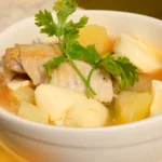 Receita de Caldo de Frango com Batata Doce