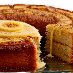 Bolo de Banana Caramelizada