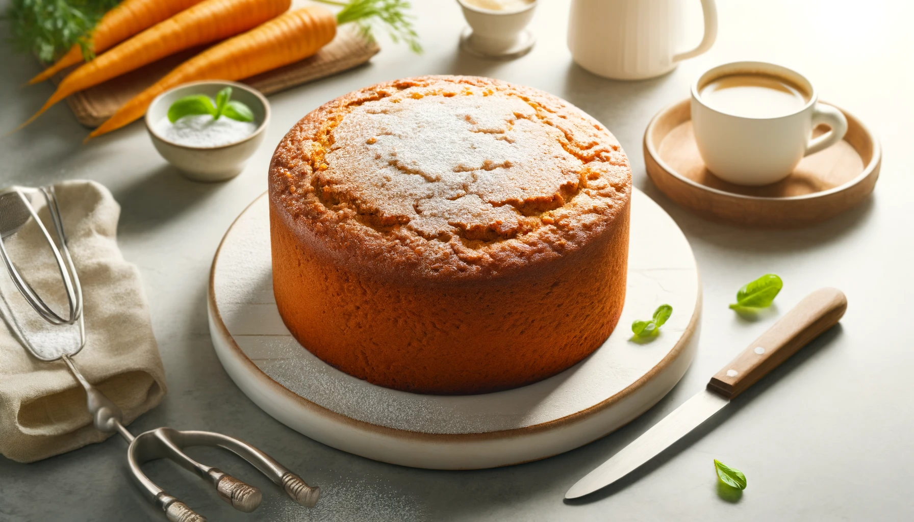 Descubra a receita de bolo de cenoura saudavel de liquidificador facil e rapida de preparar Ideal para quem busca sabor e saude